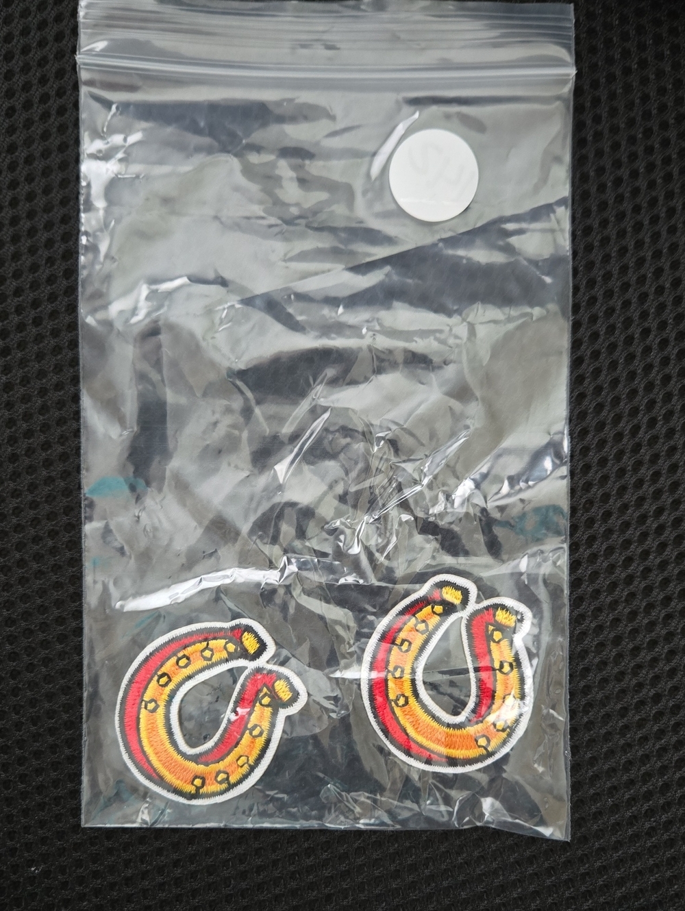 Patcg Red & Yellow Horseshoe Embroidered